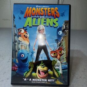 Monsters vs Aliens DVD 2009 DreamWorks Animation Widescreen Family Movie PG